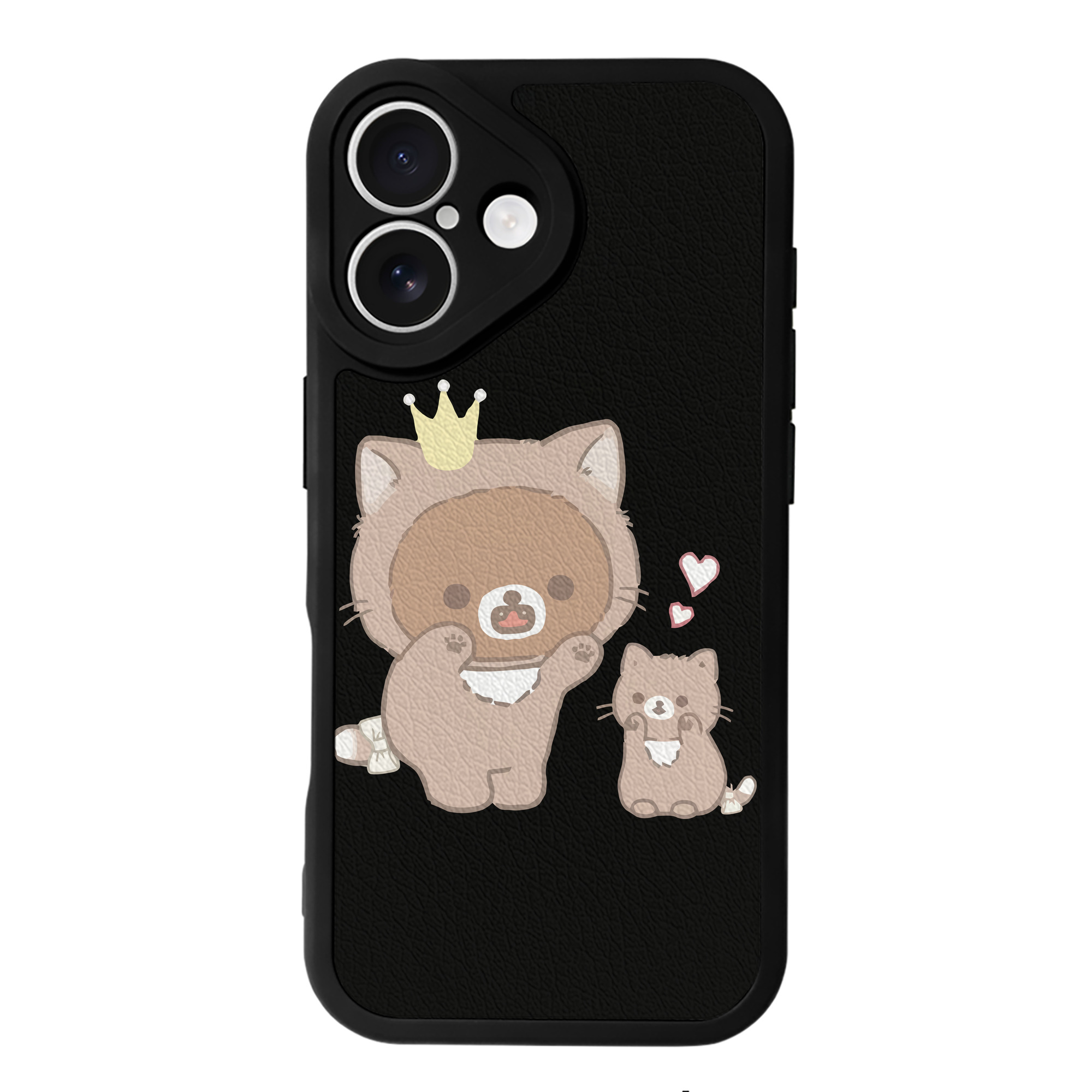 （画像用） リラックマ リラックマ キイロイトリ Rilakkuma Korilakkuma Kiiroitori 【iPhone 16シリーズ対応】シリコンスマホケース（レザー調） 材質：シリコン